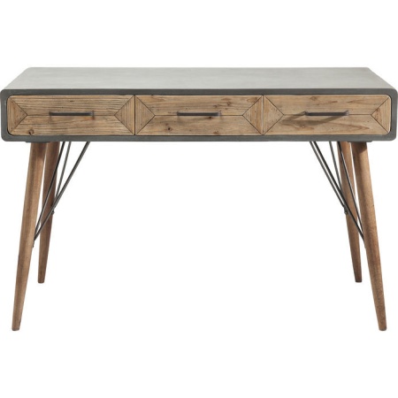 Bureau X Factory 3 Drw 120x60cm - Img 5