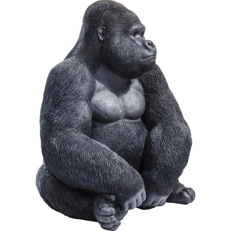 Deco Object Monkey Gorilla Side XL Zwart H76cm - Img 2