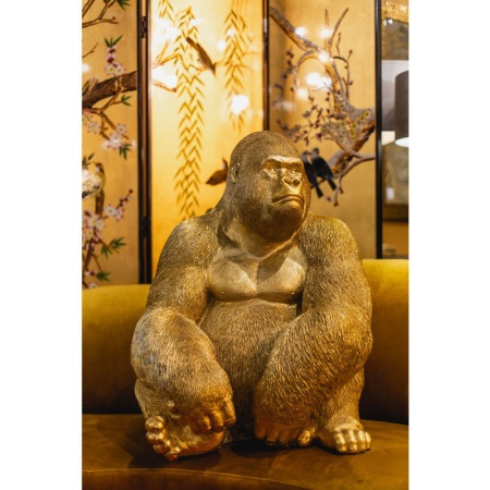 Decoratie figuur Monkey Gorilla Side XL Goud - Img 7