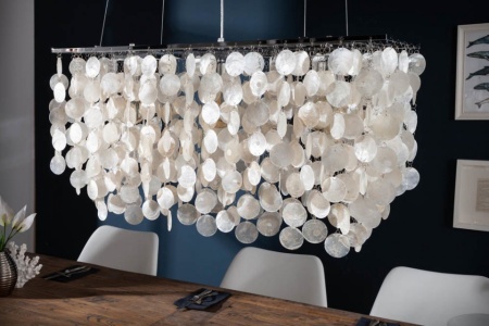 Design hanglamp SHELL 80cm schelplamp parelmoer - Img 3