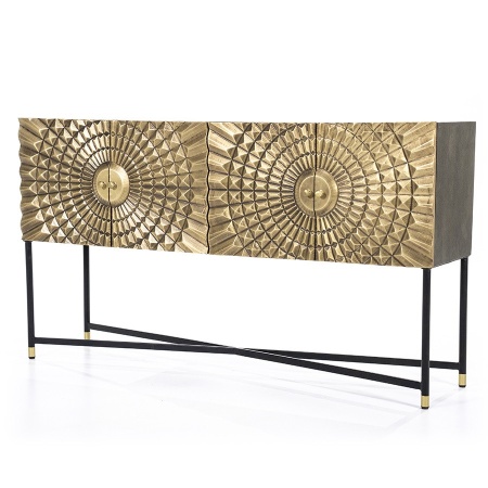 Dressoir Noa Goud 4-drs. 160cm - Img 4