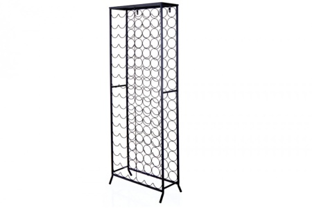 Industrieel wijnrek STORAGE 182cm zwart Flessenhouder voor 102 flessen - Img 6