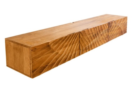 Massief houten tv-meubel SCORPION 160cm bruine mango lowboard wandkast - Img 8