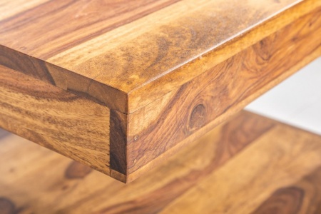 Massief kostbare houten salontafel GIANT 45 cm Sheesham Stone Finish - Img 5