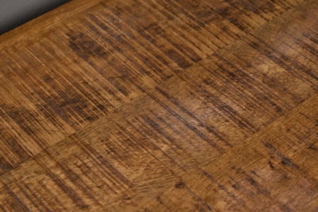 Massieve open wandkast IRON CRAFT 172 cm mangohout boekenplank acht vakken industrieel design - Img 8
