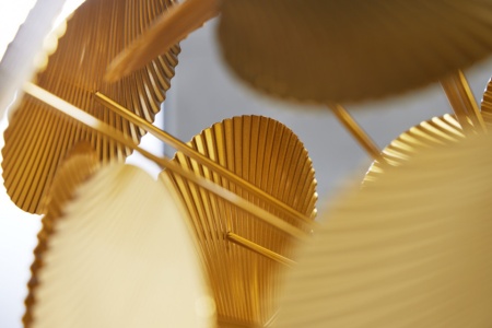 Moderne design hanglamp INFINITY HOME 65cm gouden hanglamp - Img 2