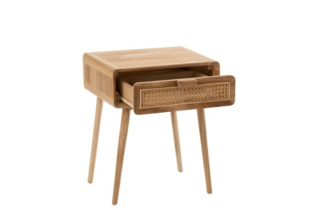 Nachtkast Teak Hout Naturel - Img 6