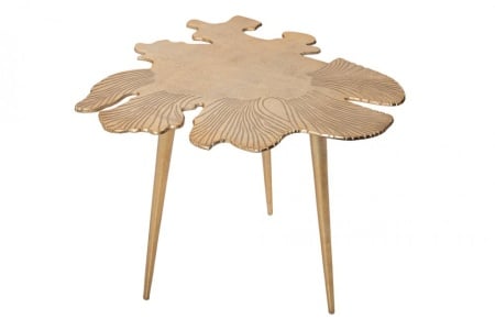 Salontafel Goud in een filigraan Bladmotief Leaf 57 cm - Img 8