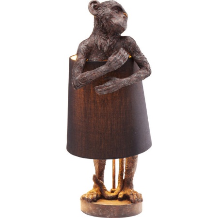 Tafellamp Animal Monkey Bruin Zwart - Img 2