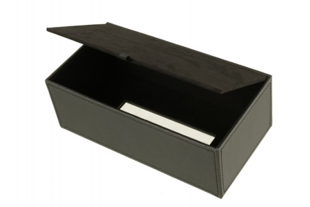 Tissuedoos Kunstleder Zwart 25.5 cm - Img 2