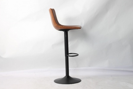 Barstoelen Set van 2 verstelbaar - cognac - Img 2