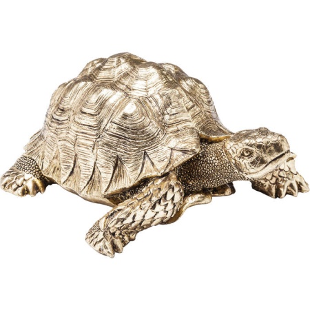 Deco Beeldje Schildpad Goud Klein - Img 5