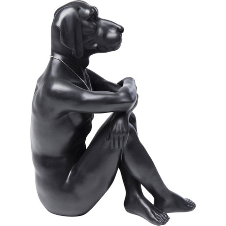 Decoratie beeld gangster hond zwart - Img 5