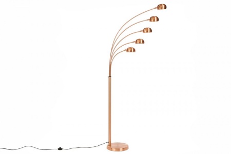 Design booglamp VIJF LICHTEN 205cm koperen vloerlamp booglamp - Img 5