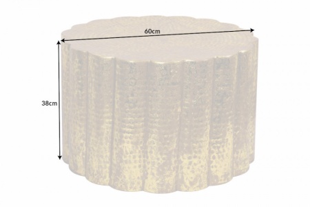 design handgemaakte Salontafel bladgoud look 60cm - Img 2