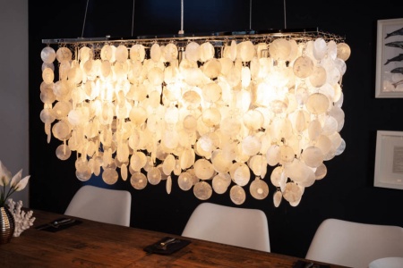 Design hanglamp SHELL 80cm schelplamp parelmoer - Img 4