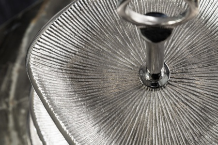 Design taartplateau ORIENT 44 cm zilver met drie verdiepingen - Img 8