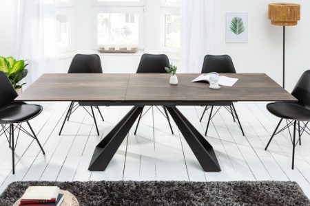 Eettafel Keramiek Uitschuifbaar Eikenlook CONCORD 180-230 cm - Img 4