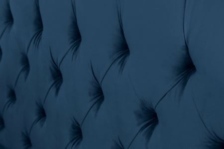 Elegant fluweelstof donkerblauw bed PARIS 160x200cm - Img 5