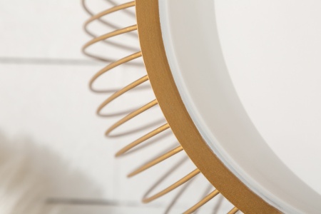 Elegante salontafel STORAGE 41 cm goud witte opbergmand met dienblad - Img 7