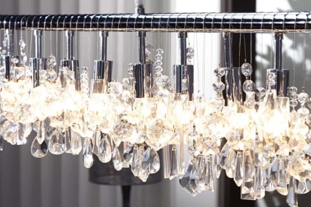 Extravagante hanglamp DIAMONDS XL 120cm kristallen lamp met 9 lampjes - Img 4