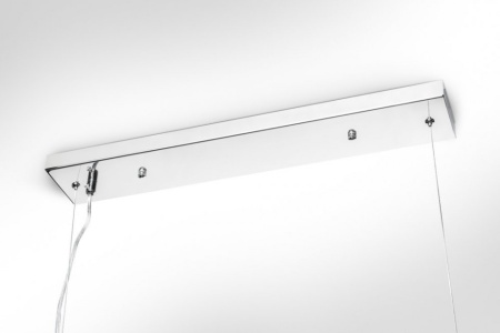 Extravagante hanglamp ELEGANCE 118 cm zilveren hanglamp - Img 4