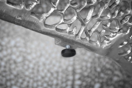 Filigrain design salontafel LEAF 122cm zilver handgemaakt - Img 5