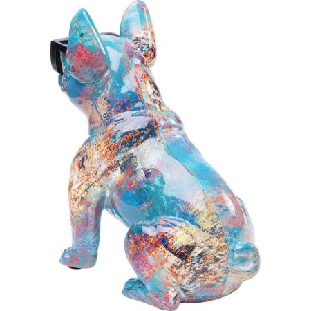 Gekleurde Deco Figuur Bulldog met zonnebril - Img 7