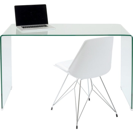 Glazen Bureau Clear Club 125x60cm - Img 2