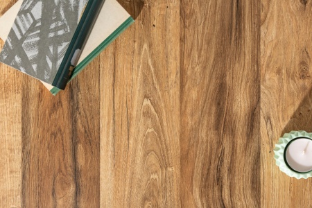 Industriële eettafel 160cm eiken look met zwarte X-poten - Img 8