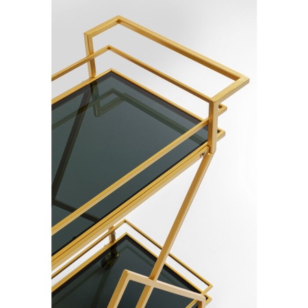 Kare Design Bar Trolley Piramides Glas Gehard veiligheidsglas Gekleurd - Img 3