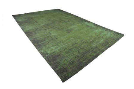 Luxe katoenen vloerkleed 240x160cm smaragdgroen oosters patroon - Img 8