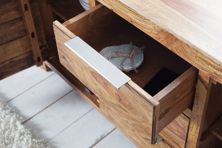 Massief dressoir PURE 135 cm palissander met sheeshamsteen afwerking - Img 6