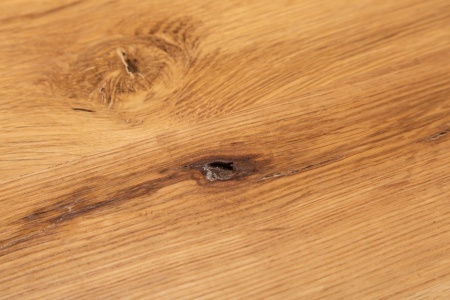 Massieve eettafel met boomrand LIVING EDGE 180 cm geolied wild eiken 3,5 cm tafelblad - Img 7