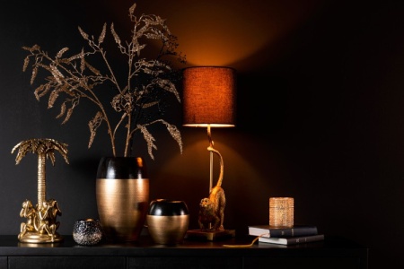 Tafel Lamp Aap Jerry Goud Zwart - Img 4