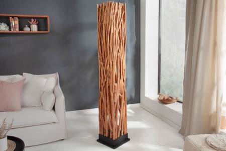Vloerlamp massiev hout NATURE ART 173 cm - Img 3