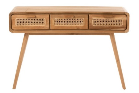 Console Teak Hout Naturel 100cm - Img 2