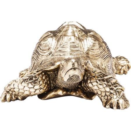 Deco Beeldje Schildpad Goud Klein - Img 6