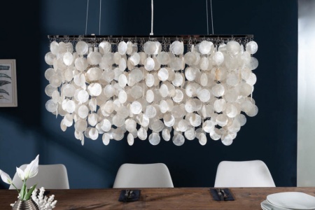 Design hanglamp SHELL 80cm schelplamp parelmoer - Img 5