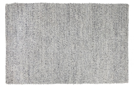 Handgemaakt tapijt HOME 240x160cm grijs gemaakt van wol - Img 7