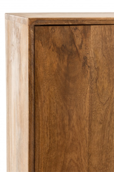 Kabinet Carter 4deuren Mango Hout Bruin H158cm - Img 8
