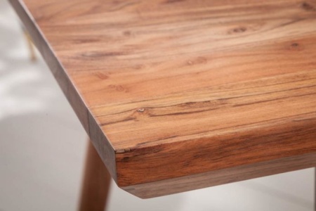 Massieve eettafel MYSTIC LIVING 160cm acacia naturel massief hout - Img 6