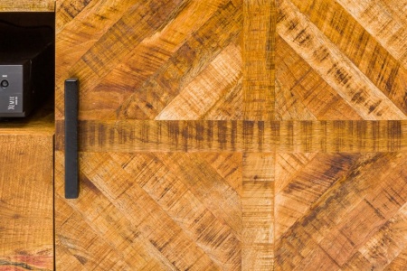 Massive TV-Board 160 cm Mango Wood industrieel ontwerp - Img 4