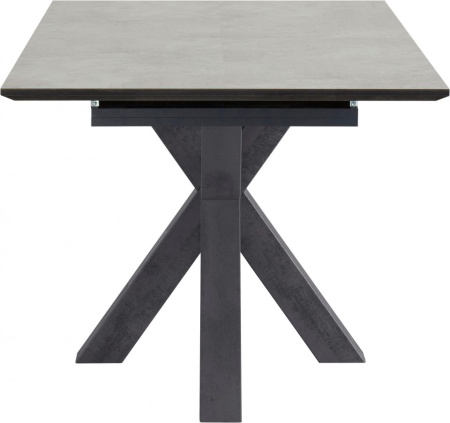 Moderne uitschuifbare eettafel 160-210 cm in keramische look - Img 5