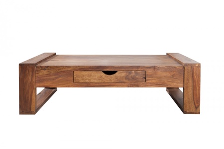 Salontafel met Lade Sheeshamhout MARKANT 100cm - Img 5