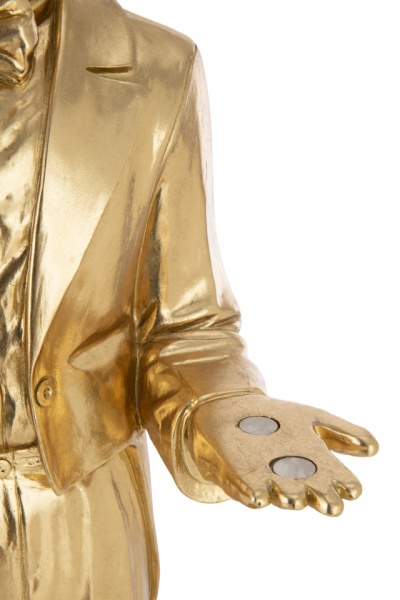 Staande Hert Ober met Plateau Poly Goud 194cm - Img 4