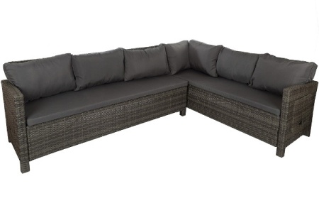 Tuin lounge hoekbank set inclusief zitkussens - Img 2