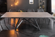 ATLAS uitschuifbare eettafel 180-220-260cm keramisch blad in betonlook
