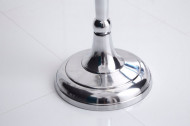 Barok kandelaar 120 cm zilver 5-armige kroonluchter gepolijst aluminium kandelaar