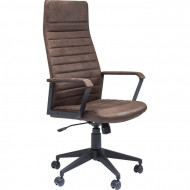 Bureaustoel van Kare Design Labora Hoog Antiek Bruin
